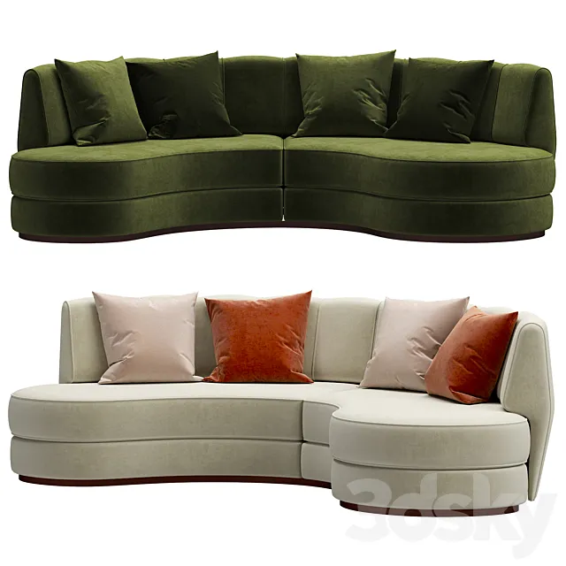 Sofa STELLA by DOMKAPA 3D Model