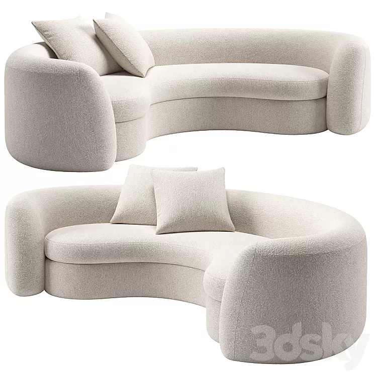 Sofa SYD \/ Christophe Delcourt 3D Model Free Download