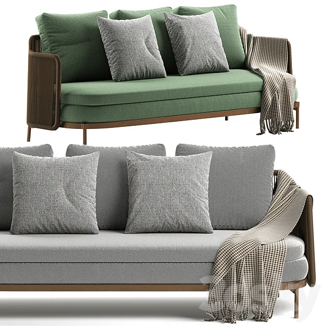 Sofa Tape Cord Minotti 3DModel Sofa Tape Cord Minotti 3DModel