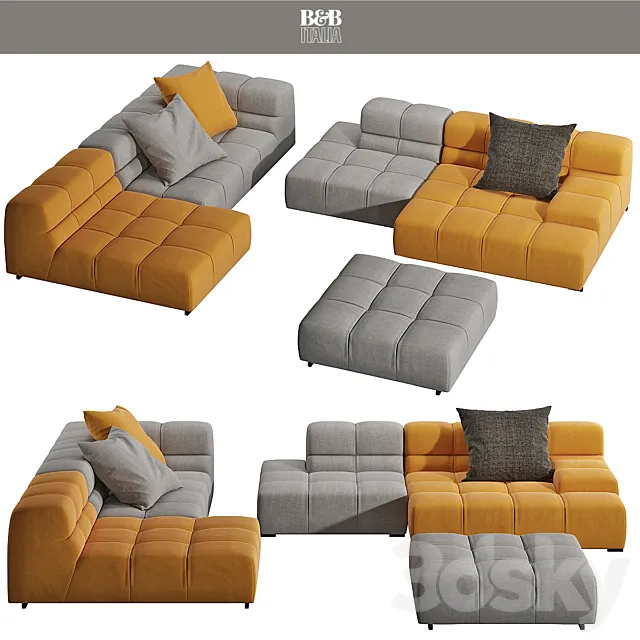 Sofa Tufty-Time 15 from B&B Italia 3DModel