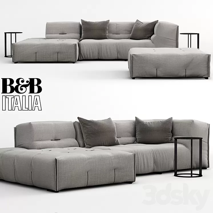 Sofa TUFTY-TOO 3 3D Model - 3DSKY Decor Helper