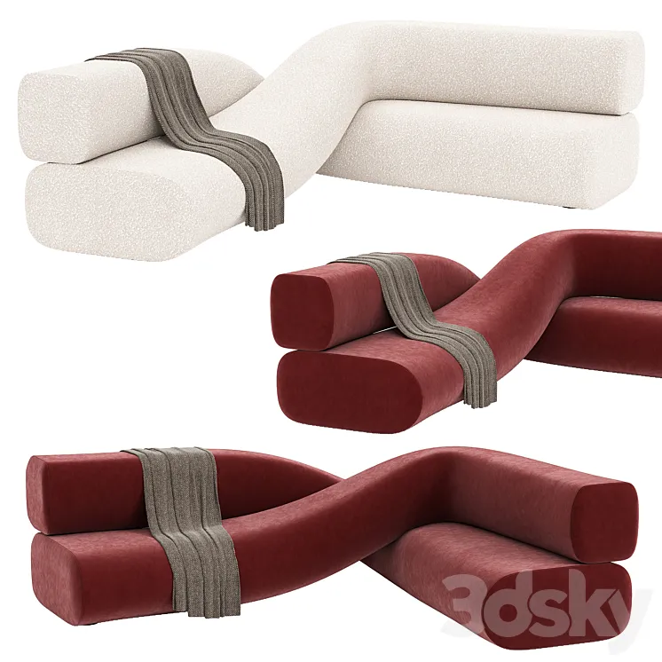 Sofa Twist 3D Model Free Download