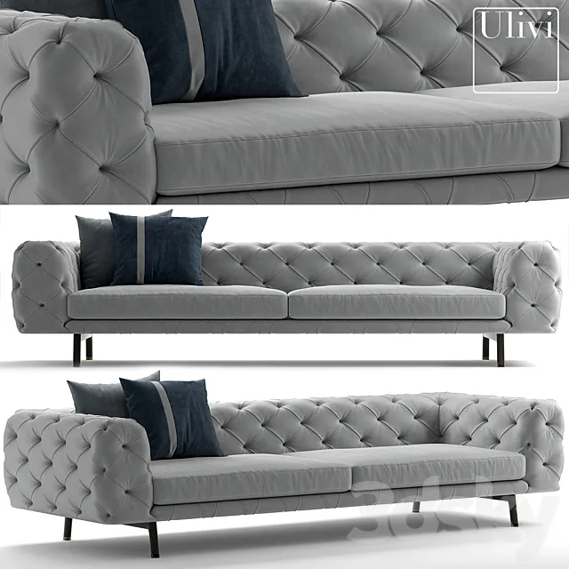 Sofa ULIVI SALOTTI daniel 3DModel Sofa ULIVI SALOTTI daniel 3DModel