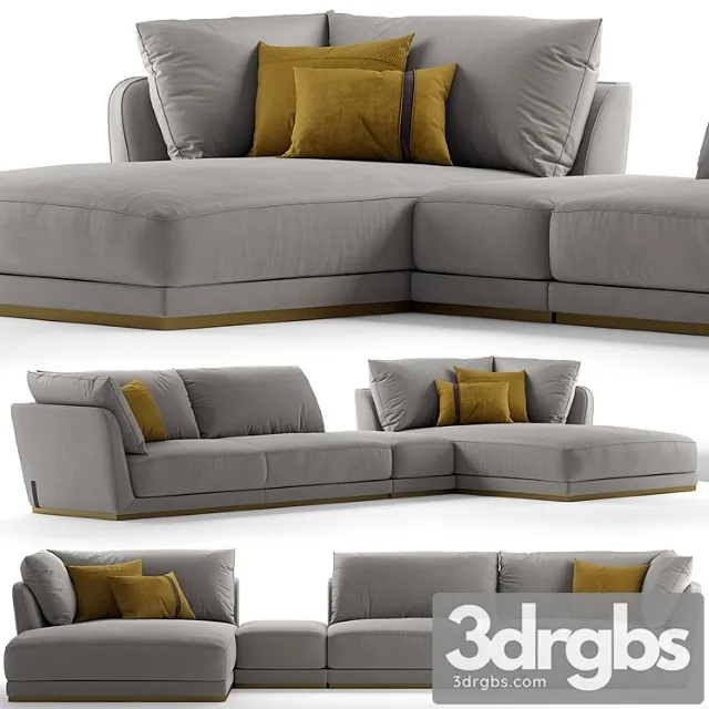 Sofa ulivisalotti dorian 2 3D Model Download Sofa ulivisalotti dorian 2 3D Model Download
