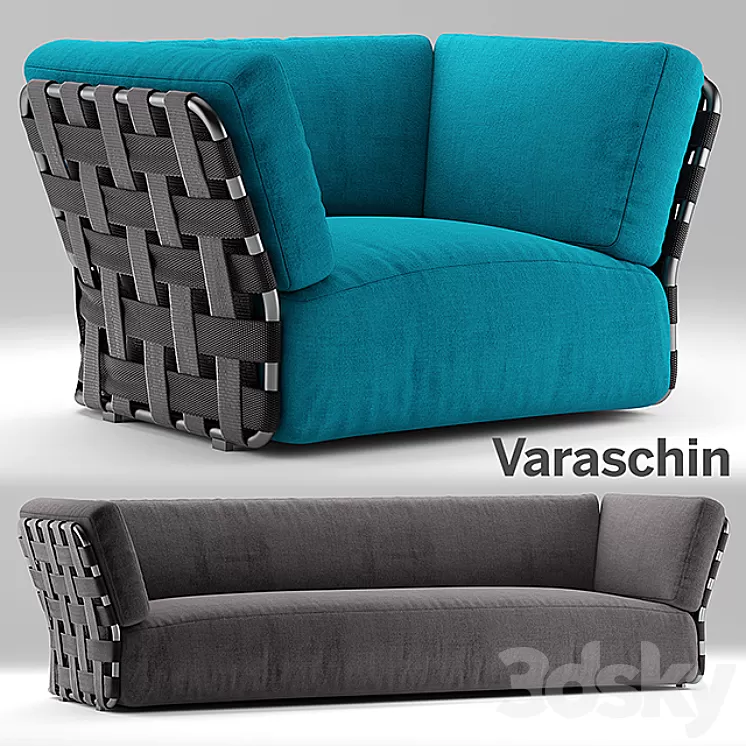Sofa varaschin obi sofa 3D Model