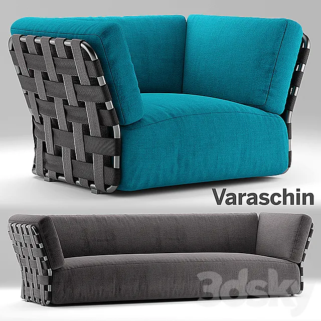 Sofa varaschin obi sofa 3DModel Sofa varaschin obi sofa 3DModel