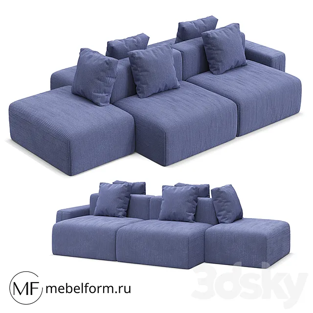 sofa velar 2 3D Model sofa velar 2 3D Model