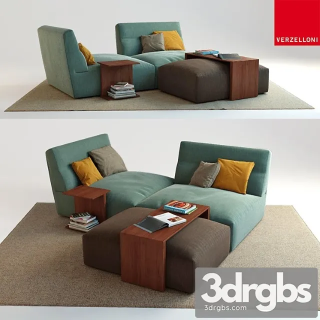 Sofa Verzelloni Joe 3D Model Download Sofa Verzelloni Joe 3D Model Download
