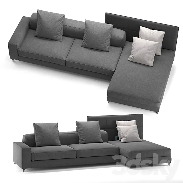 Sofa Vibieffe 415-Tube 3D Model
