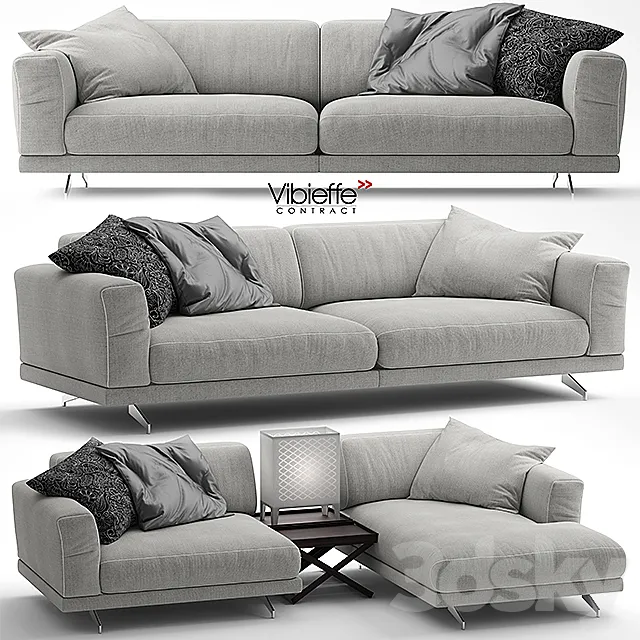 sofa Vibieffe 470 FANCY Sectional sofa 3DModel sofa Vibieffe 470 FANCY Sectional sofa 3DModel