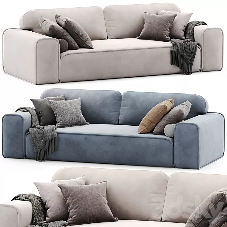 Sofa VIENA from Sofa ru| Viena Sofa 3D Model Free Download