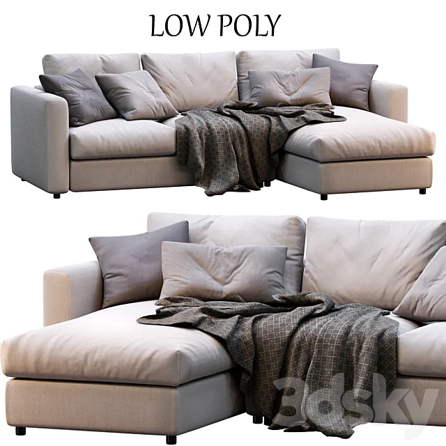 Sofa Vimle By Ikea 4 3D Model Sofa Vimle By Ikea 4 3D Model