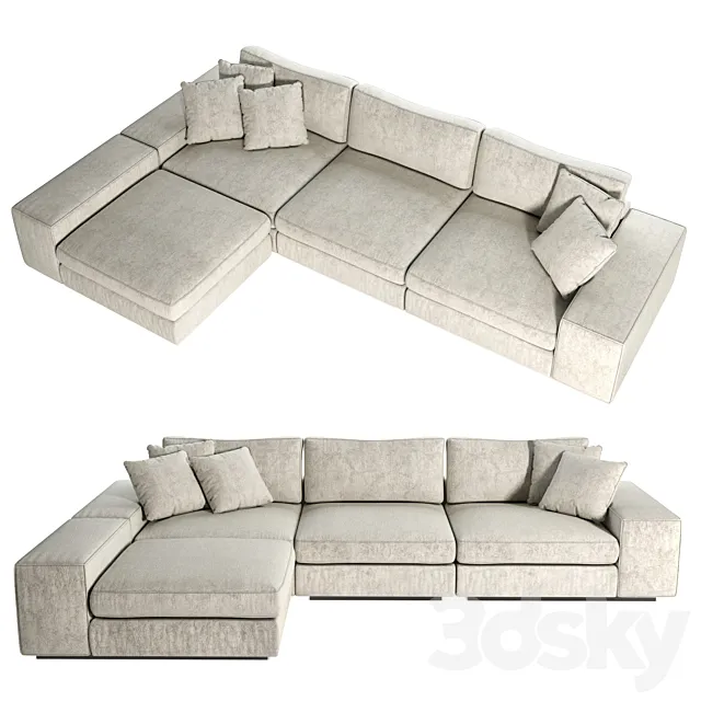 Sofa Vista Grande Lounge 112563 Eichholtz 3D Model