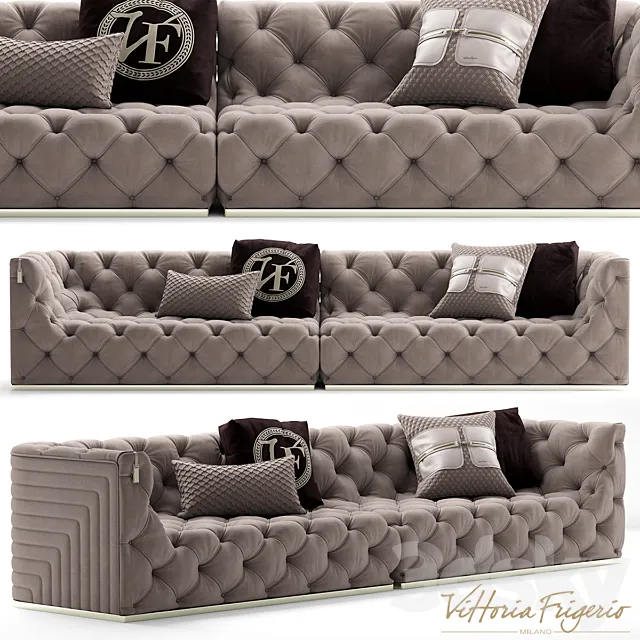 Sofa vittoriafrigerio Caracciolo 3DModel Sofa vittoriafrigerio Caracciolo 3DModel