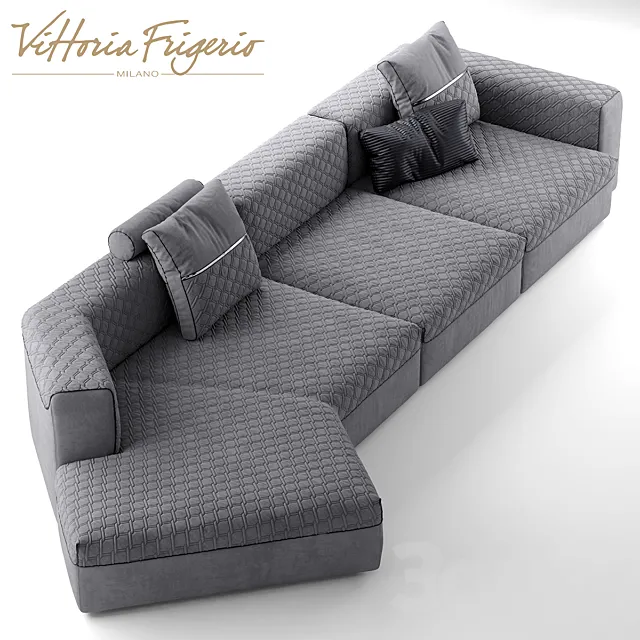 Sofa vittoriafrigerio Sforza 3DModel Sofa vittoriafrigerio Sforza 3DModel