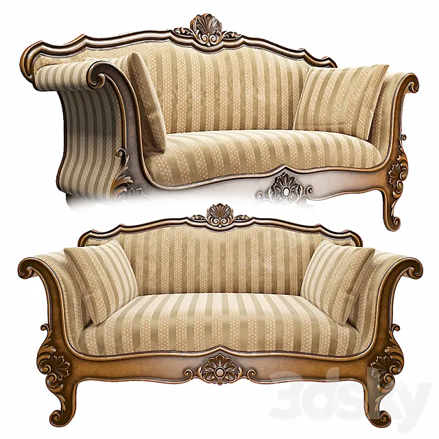 Sofa Vittorio Grifoni 3D Model