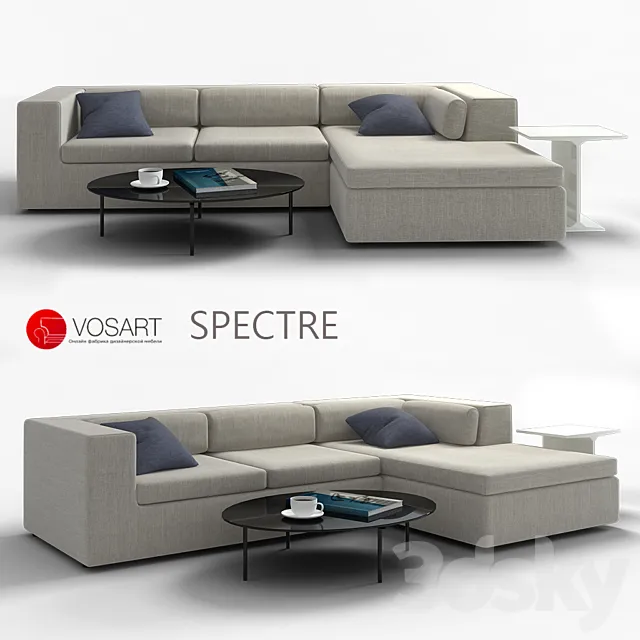 Sofa Vosart Spectre 3DModel Sofa Vosart Spectre 3DModel