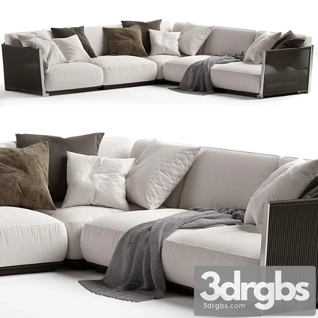 Sofa vulcano flexform 2 3D Model Download Sofa vulcano flexform 2 3D Model Download