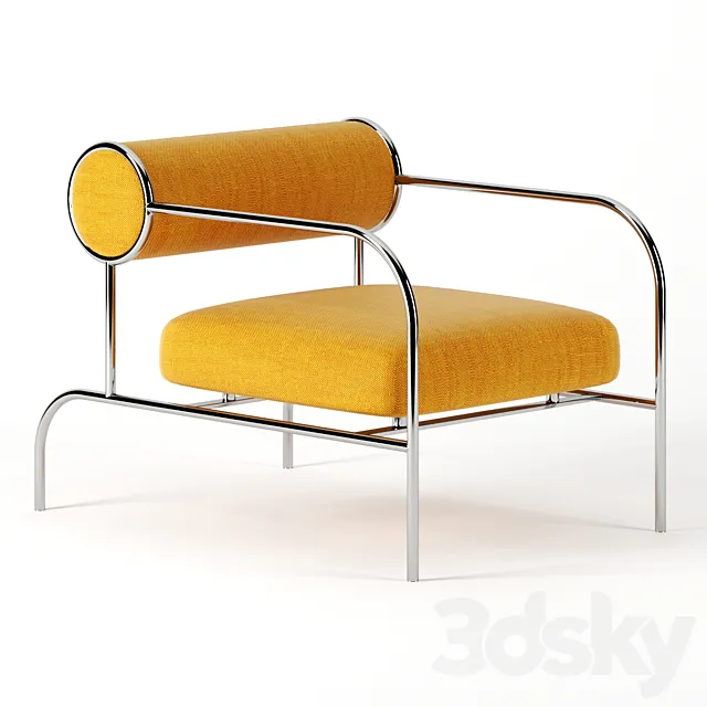 SOFA WITH ARMS by Cappellini 3DModel - 3DSKY Decor Helper