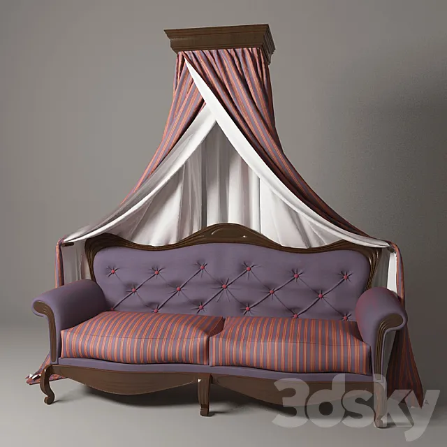 sofa with canopy 3D Model sofa with canopy 3D Model