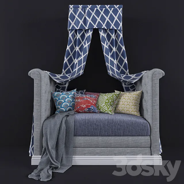 Sofa with canopy 3DModel