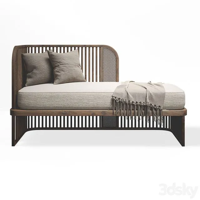Sofa with cushions # 2 3D Model
