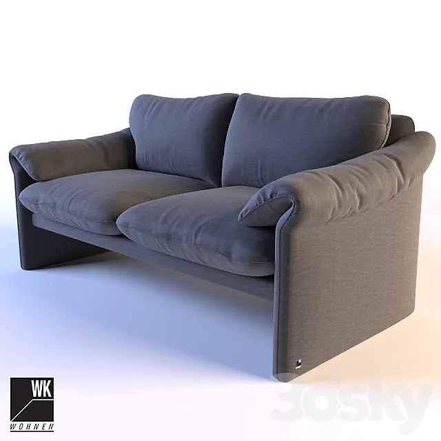 Sofa WK 662 milano 3DModel Sofa WK 662 milano 3DModel