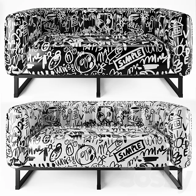 Sofa YOMI NEP By Mojow 3D Model Sofa YOMI NEP By Mojow 3D Model