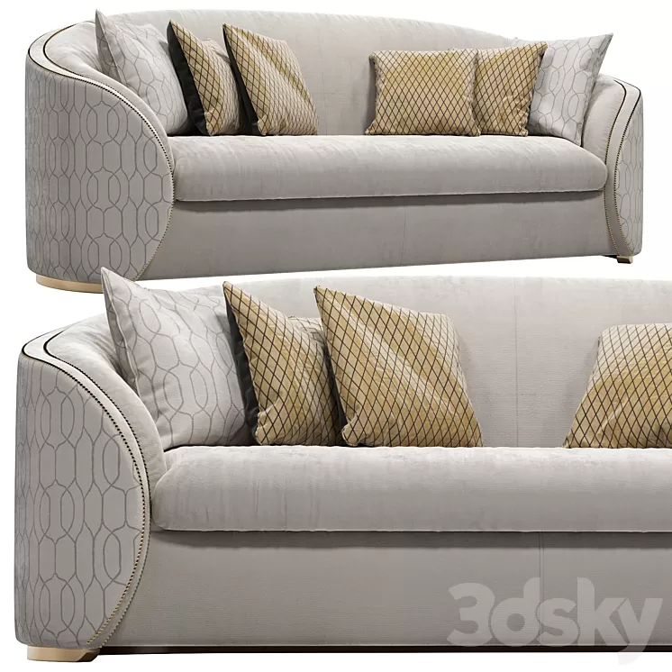 Sofa ZANABONI GIOTTO 3D Model