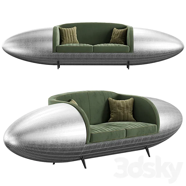 Sofa Zepp Aviator Konyshev 3DModel Sofa Zepp Aviator Konyshev 3DModel