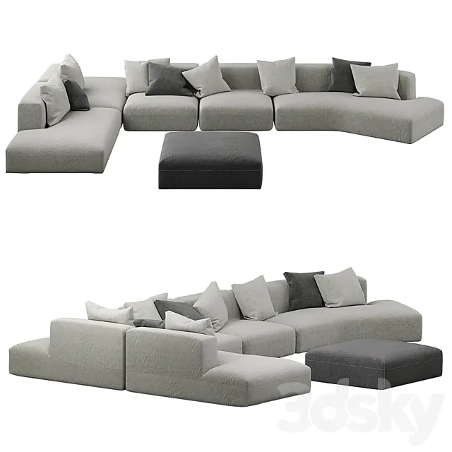 sofa_frigerio_cooper 3D Model sofa_frigerio_cooper 3D Model
