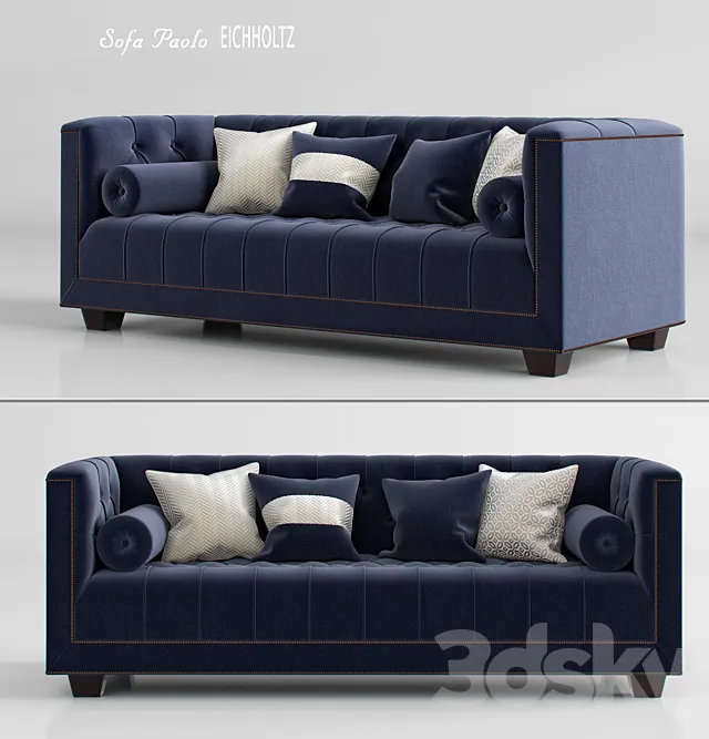 Sofa_Paolo_EICHHOLTZ 3DModel Sofa_Paolo_EICHHOLTZ 3DModel
