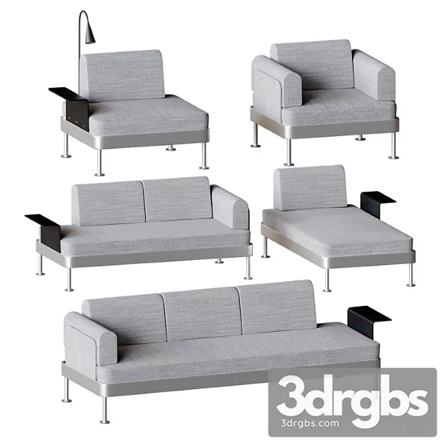 Sofas and armchairs ikea delaktig 2 3D Model Download Sofas and armchairs ikea delaktig 2 3D Model Download