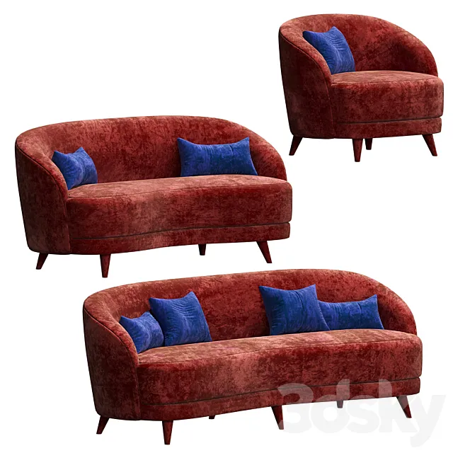 Sofas Klaris 3D Model Sofas Klaris 3D Model