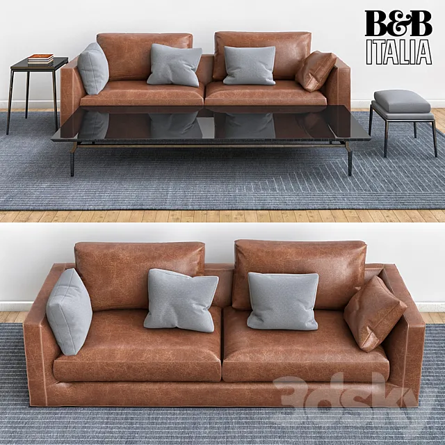 Sofas Richard B&B Italia 3D Model