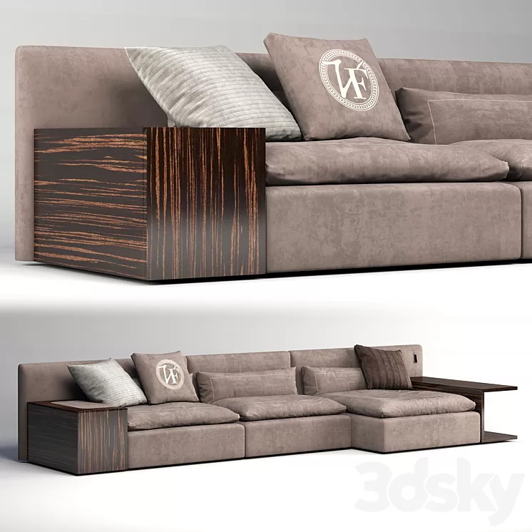 Sofas Savoia 3D Model