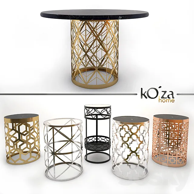 Soffee tables by Koza home 3D Model