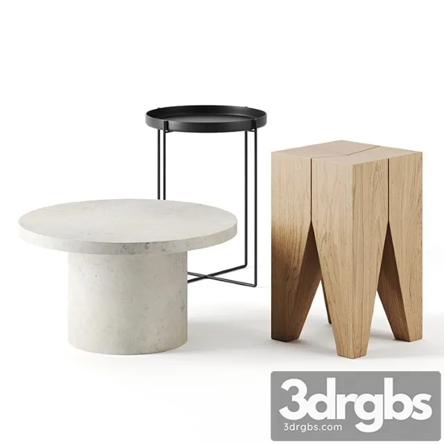 Soffee Tables Set 2 By E15 3D Model Download Soffee Tables Set 2 By E15 3D Model Download