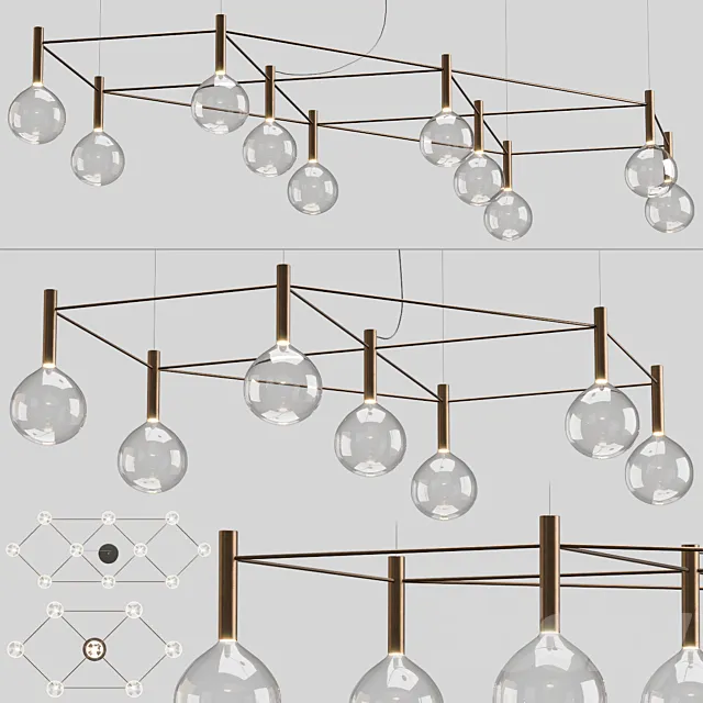 SOFI | Pendant lamp By Bonaldo 2 3D Model