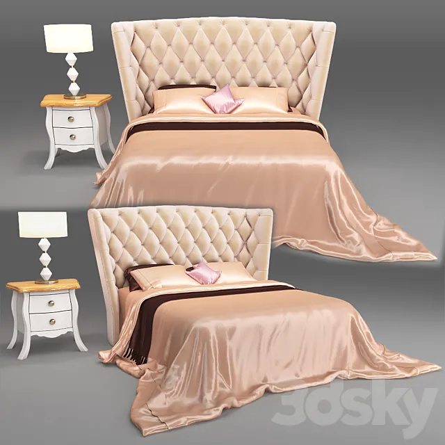 Sofia Bed 3DModel
