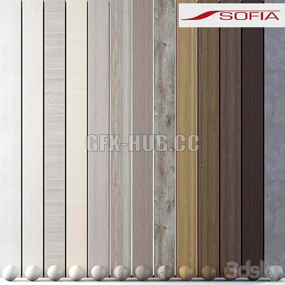 Sofia Cortex Materials (Cortex) 3D Model