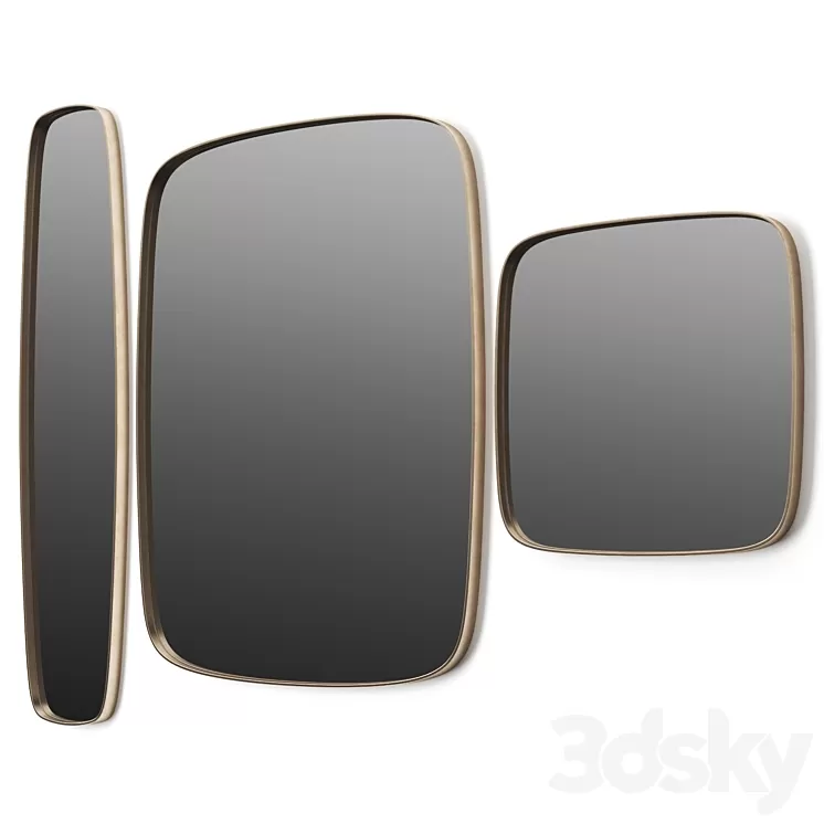 Soft by Gallotti Radice Mirror 3D Model Soft by Gallotti Radice Mirror 3D Model