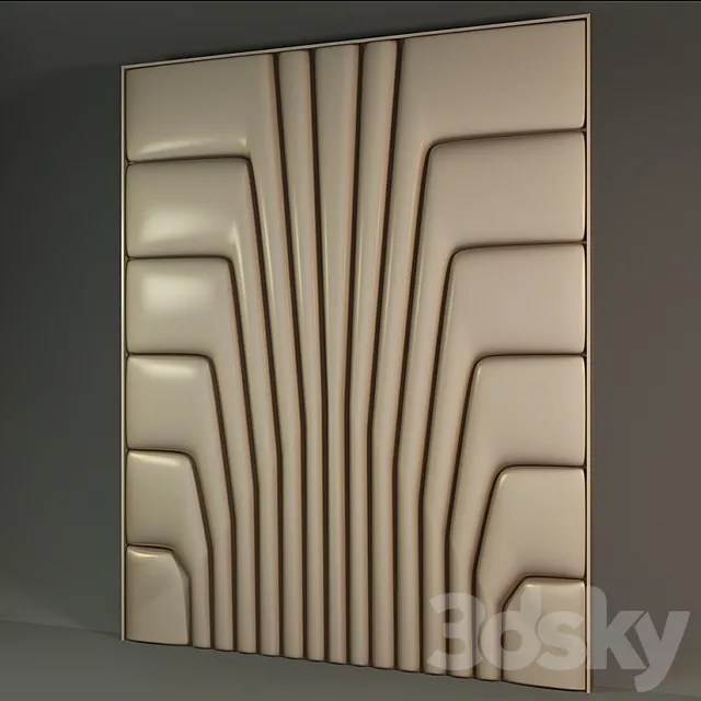 Soft decor on the wall 3D Model Soft decor on the wall 3D Model