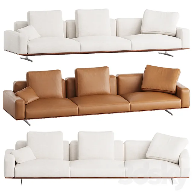 Soft Dream Large Sofa 3D Model
