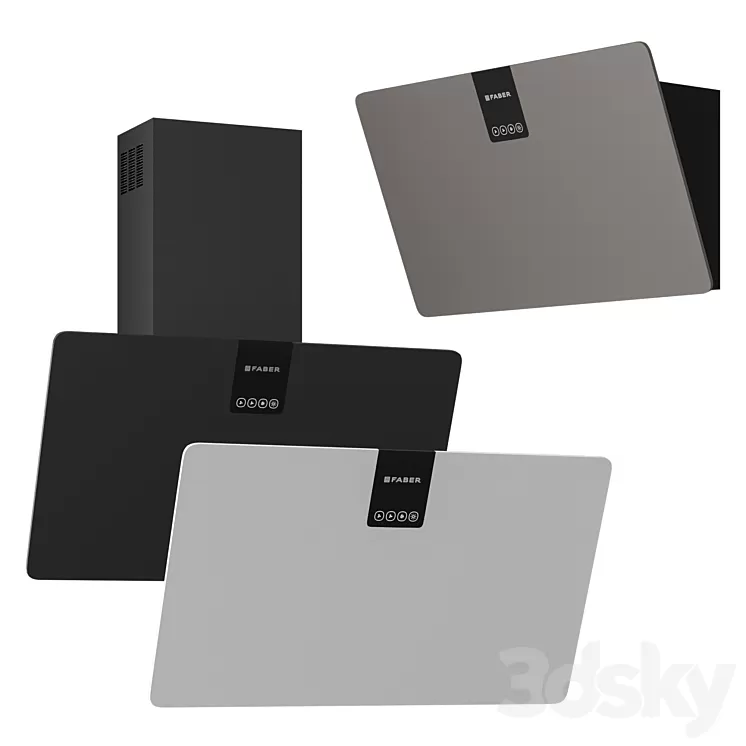 SOFT EDGE FABER | Wall hood 3D Model Free Download