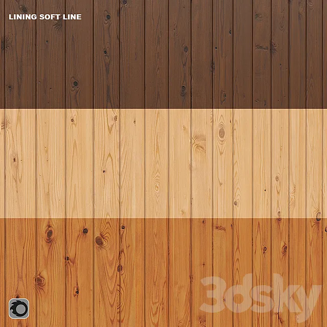 Soft Line Wall Paneling 118 mm 3D Model Soft Line Wall Paneling 118 mm 3D Model