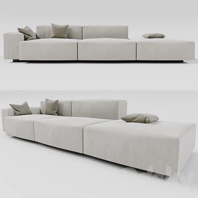 Soft Modular Sofa 3D Model Soft Modular Sofa 3D Model
