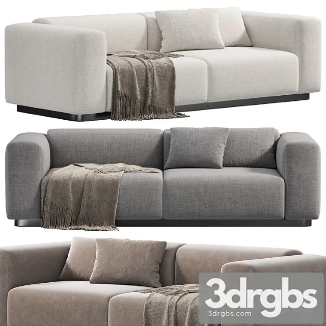 Soft modular sofa by vitra, sofas