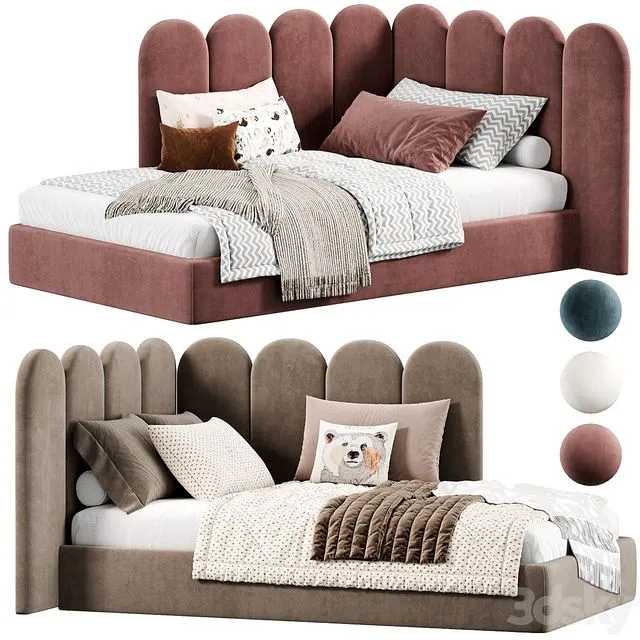 Soft Panels 3D Kids Bed by Livemaster 3D Model Soft Panels 3D Kids Bed by Livemaster 3D Model