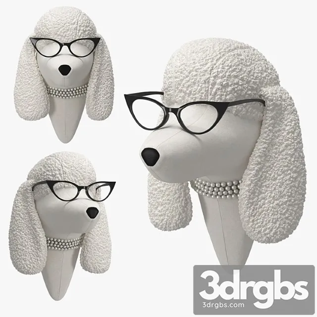 Soft Poodle Doris 3D Model Download